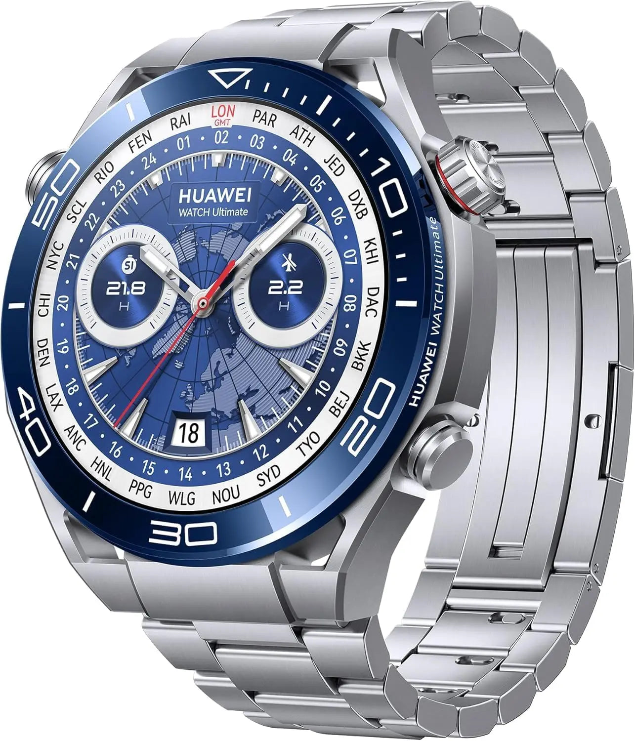 HUAWEI Watch Ultimate Smartwatch, 1.5" LTPO AMOLED Touch Display, Golf Course Mode, 100m Water Resistance, 2-Week Battery Life
