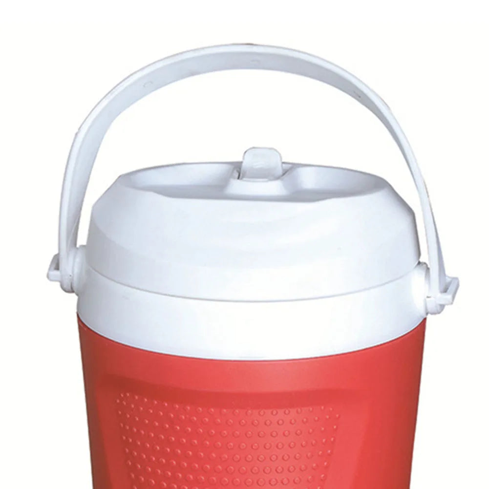 1 Gallon Insulated Water Bottle with Handle Drinks Jug 2 Water Outlet Thermal Water Bottle Large Capacity for Outdoor Travel